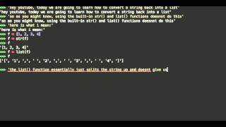 Converting a string list back into a Python list