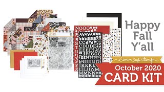 Card Kit Reveal and Inspiration: Happy Fall Y'all