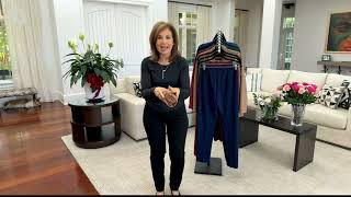 Tailored by Susan Graver Smart Ponte Slim Leg Trouser on QVC