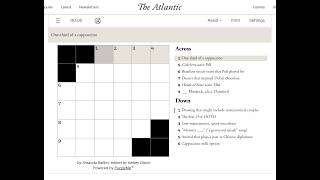 The Atlantic Crossword 26/05/2026
