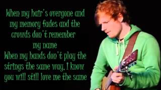 Ed Sheeran  Thinking Out Loud Lyrics