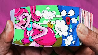 Mommy Long Legs Fart After Pink Sauce - Poppy Playtime Flipbook Animation