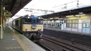 EF64-1051 あけぼの号 大宮駅到着シーン。