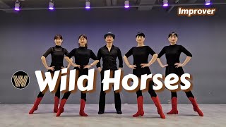 [W라인댄스] Wild Horses Line Dance || Improver || Demo