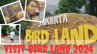 🇲🇨 visit bird land 2024 #birdland  #exploreindonesia ‼️ bang bule main burung happy banget 🦜