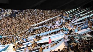 Muchachos, final y locura en la tribuna! Impresionante aliento. Racing 1 - 0 River