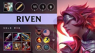 Riven Mid vs Singed: Legendary - NA Grandmaster Patch 14.24