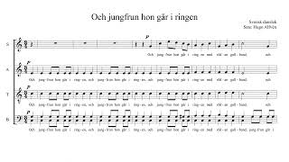 Och jungfrun hon går i ringen (Blandkör) - Alt