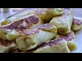 ukrainian crepes with cottage cheese