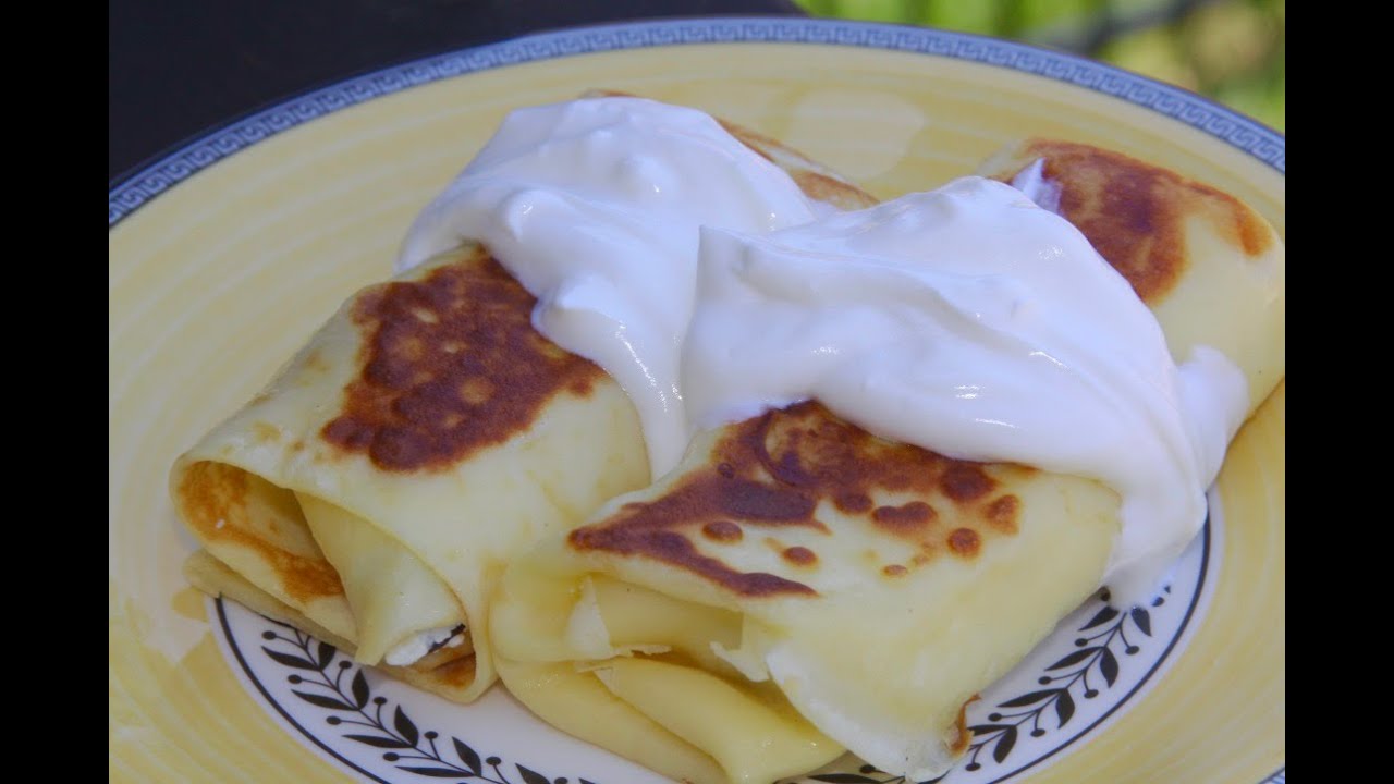 Ukrainian Crepes With Cottage Cheese "Nalysnyky" L Cooking In Canada ...