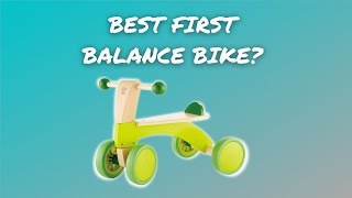 Hape Scoot Around Review | Four Wheeled Wooden Balance Bike