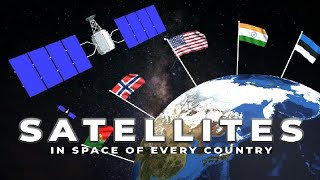 Countries having Most Satellites in the Space #elonmusk #space #nasa #shortsvideo