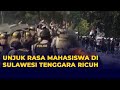 Terjadi Aksi Lempar Batu dan Gas Air Mata, Demo Mahasiswa di Kendari Ricuh