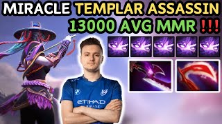 🔥 Miracle GOD TEMPLAR ASSASSIN Safelane Gameplay 🔥 0 DEATH MIRACLE - Dota 2