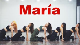 화사 (Hwa Sa) - '마리아 (María)' | 커버댄스 DANCE COVER | 안무 5명 버전 5 DANCER VER | 안무 거울모드 (i) Card Click❗️