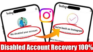 Instagram Disabled Account Recover 2025 | We disabled your account Instagram problem solved