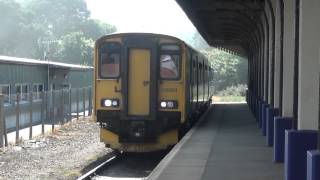 (HD) FGW 150263 Seen Arriving Into Falmouth Docks