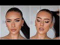 THE PERFECT DATE NIGHT MAKEUP! sultry cat eyes & bronzed, glowy skin ad | Hannah Renée