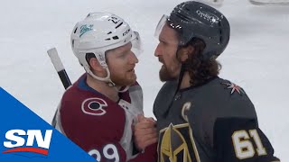 Vegas Golden Knights And Colorado Avalanche Shake Hands After Thrilling Series