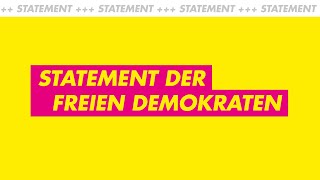 Pressekonferenz der Freien Demokraten am 2.9.2024