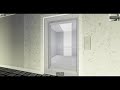 Beautiful 3 Story Mitsubishi Traction Elevator at JW Marriott - ROBLOX City