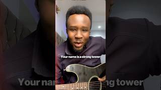 Strong Tower (acoustic cover) ❤️🎸Cc: @nathanielblow #ilovegospelmusic #brandonlake #cover