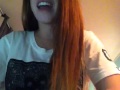 White Girl Singing Patiently Waiting 50 Cent ft. Eminem