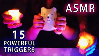 ASMR | 15 Powerful Triggers for Delightful Tingles, Deep Sleep \u0026 Relaxation | NO TALKING