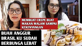 MASAKIN KELUARGA BULE BRASIL CREPE ISI PISANG COKLAT UEANNAKKK ..PRAKTIS DAN MUDAH COBA YUK...