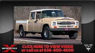 1968 International Travelette Pickup 1200 4x4 392 V8 || SOLD