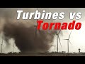 Wind turbines hit by tornado near Crowell & Lockett Texas - 4th May 2022