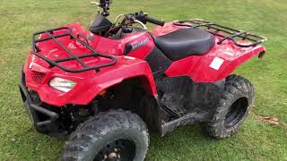 2023 Suzuki KingQuad 400 600 mile review !