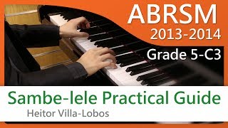 [青苗琴行] ABRSM Piano 2013-2014 Grade 5 C3 ﻿Sambe-lele Practical Guide {HD}