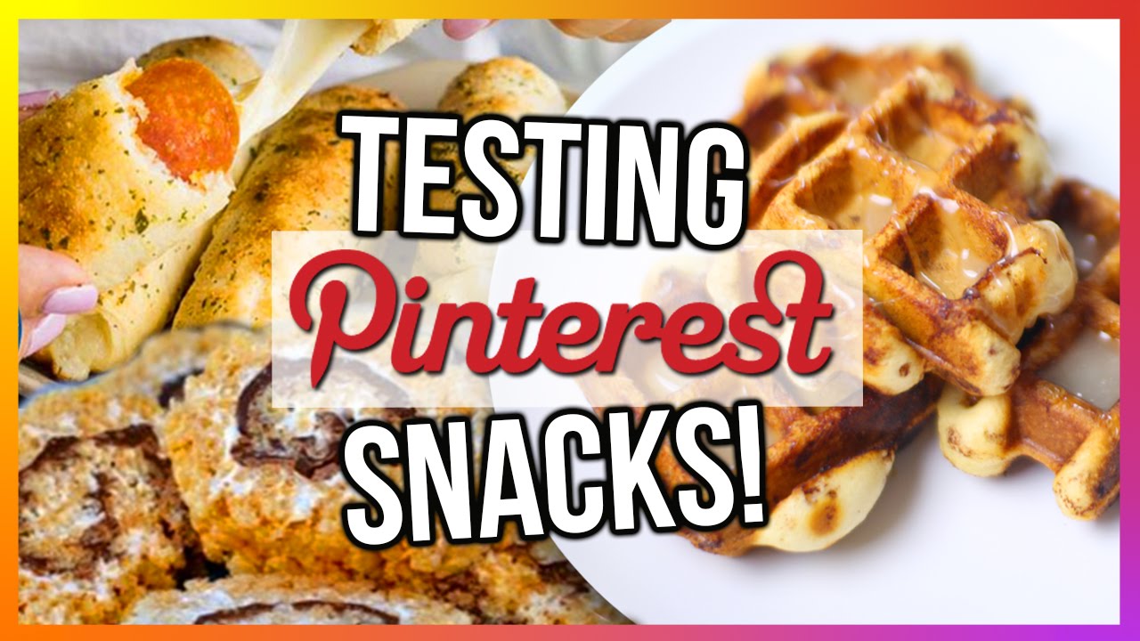 Trying Pinterest Snacks Cheap Fun Youtube