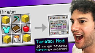 minecraft AMA creative mod üretebiliyorum!!