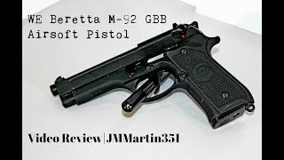 Video Review of the WE-Tech Beretta M-92 GBB Airsoft Gun