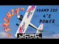 H-King (PNF) Frenzy EPO Aerobatic Sports Plane w/LED Lights 1400mm |Upgraded ESC with 4’s Flight