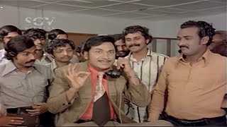 Dr.Rajkumar tells Food Preparation on Phone Call | Gayathri | Kannada Comedy Scenes |Vasantha Geetha