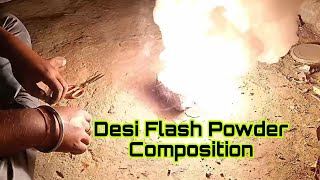 Desi Flash Powder Composition | #fireworks #diwali #handmade @allrounderchotu