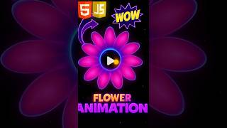 insane flower animation 😱🤯
