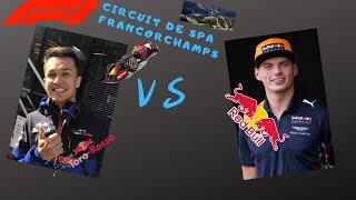 ALBON 🆚 Verstappen fight at SPA 🇧🇪.  You won't believe who won 👌