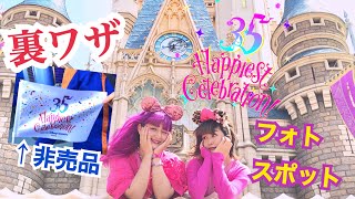 【ディズニー】35周年のオススメフォトスポット＆裏ワザ♡☆🌼💜