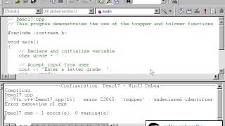 0701 Converting to Upper/Lower Case in C/C++