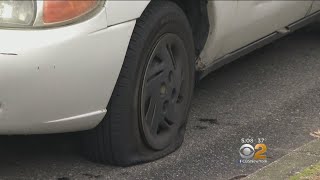 Police Probe Spate Of Tire Slashings On Long Island