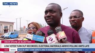 Osun State Election: Low Voter Turnout Recorded As Electoral Materials Arrive Late At Polling Units