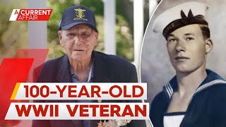 Annual Anzac Day street parade honouring 100-year-old veteran | A Current Affair