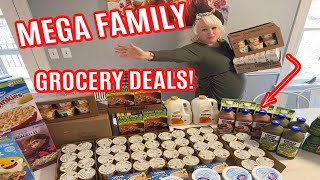 😱 MEGA CHEAP Large Family Grocery HAUL Shopping for ONCE-A-MONTH Super DEALS!!