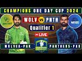 Live - Wolves-PAK vs Panthers-PAK | 1st Qualifier | PAK Champion One Day Cup 2024 #cricket #live