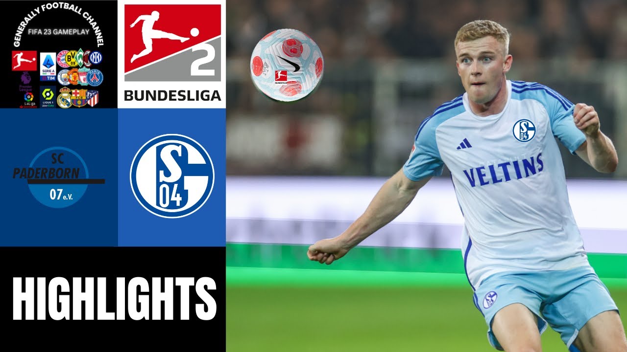 SC Paderborn Vs FC Schalke 04 - 8.Spieltag Bundesliga 2 Highlights ...