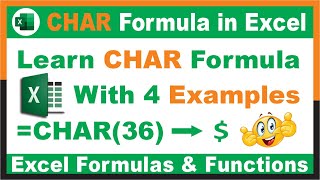 #195-How to use CHAR Function in Excel with 4 Examples